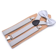 Подвеска для взрослых и галстук-бабочка набор подтяжки костюм с ремнями три зажима Y Форма регулируемые эластичные ремни подтяжки унисекс