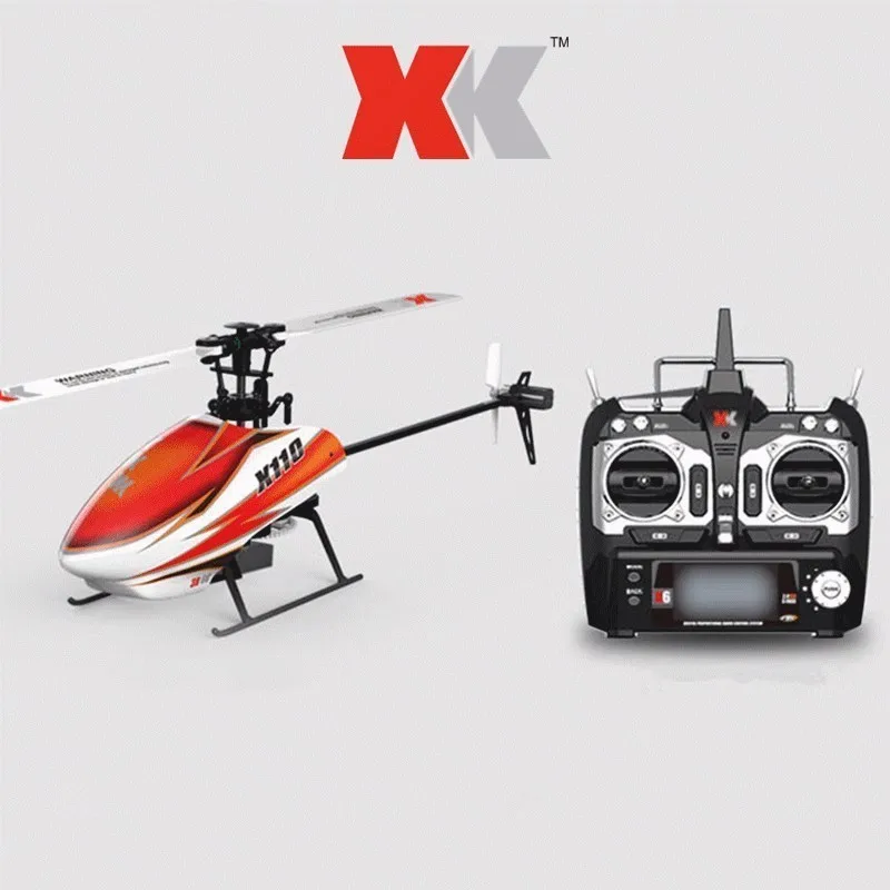 Wltoys Original XK K110 Blash 6CH Brushless 3D6G System Radio Control RC Helicopter RTF Remote Control Toy VS V977 V988 RC Drone