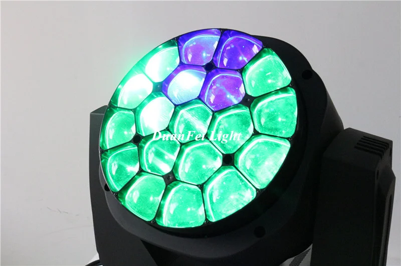 2 шт./лот 19x15 led bee zoom rgbw moving head wash eyes dj lyre wash|lyre dmx|bee eyeeyes |