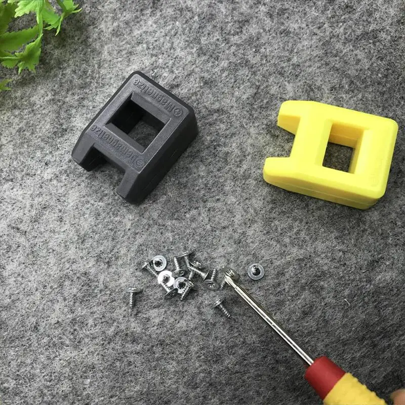 

Magnetizer Demagnetizer 2 in 1 Tool Screwdriver Bench Bits Gadget Handy Magnetic Pick Up Tool Screwdriver Magnetic Random Color
