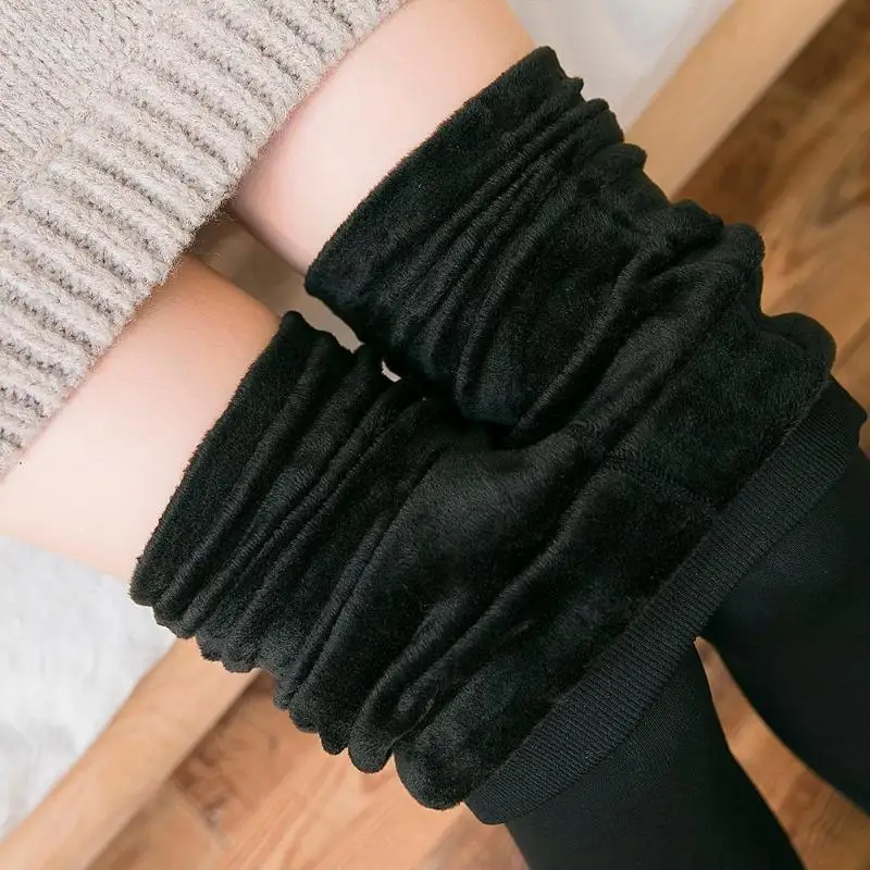 Сексуальные колготки женские зимние теплые флисовые Колготки высокие
