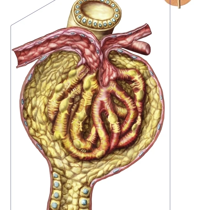 Anatomy of bowman's glomerular capsule Poster Print (11 x 17) | Дом и сад