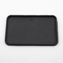 Автомобильный передний подкладке приборной панели крышки тире коврик авто приборную панель ковровые покрытия силиконовый нескользящий хранения коврики 200x128 мм