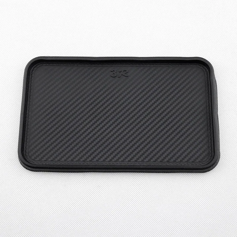 

Car Front Interior Dashboard Cover Dash Mat Pad Auto Dash Board Cover Carpet Silicone Non-Slip Storage Mats 200x128mm