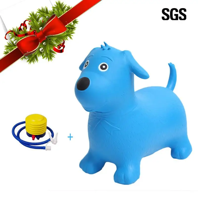 Children horse riding toy Blue dog ride on toys Animal Space Hopper Inflatable Jumping Horse Ride On Bouncy Play for 2-6 years Children horse riding toy Blue dog ride on toys Animal Space Hopper Inflatable Jumping Horse Ride On Bouncy Play for 2-6 years