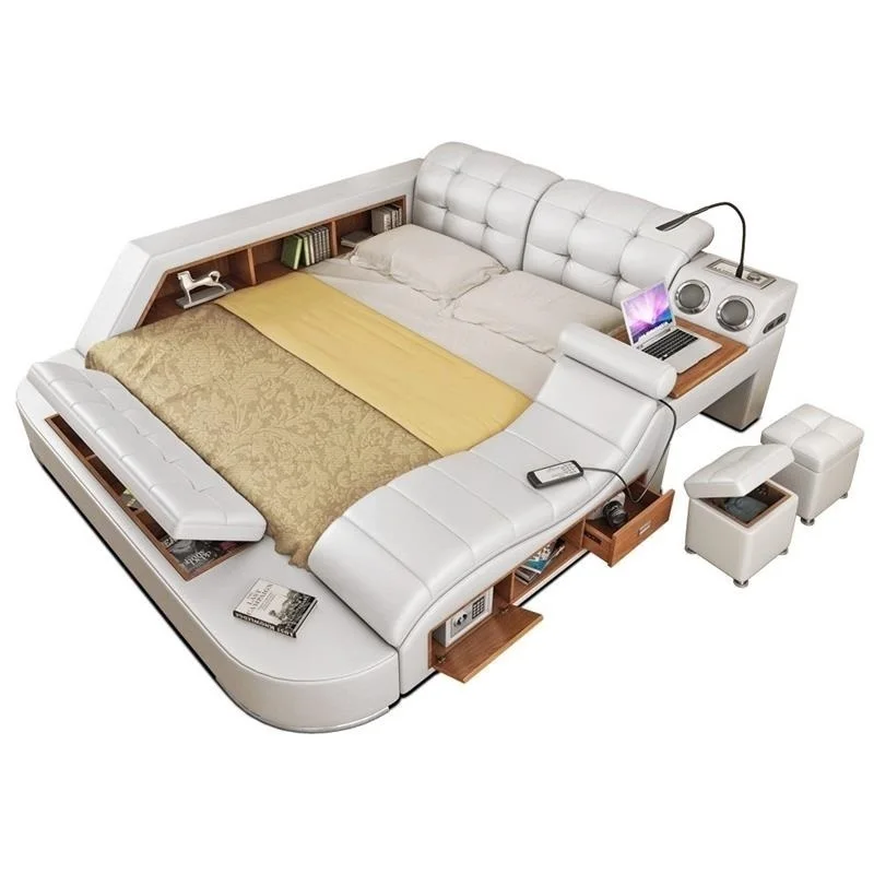 

bedroom Furniture Tempat Tidur Tingkat Letto A Castello Modern Recamaras Leather De Dormitorio Mueble Moderna Cama Bed