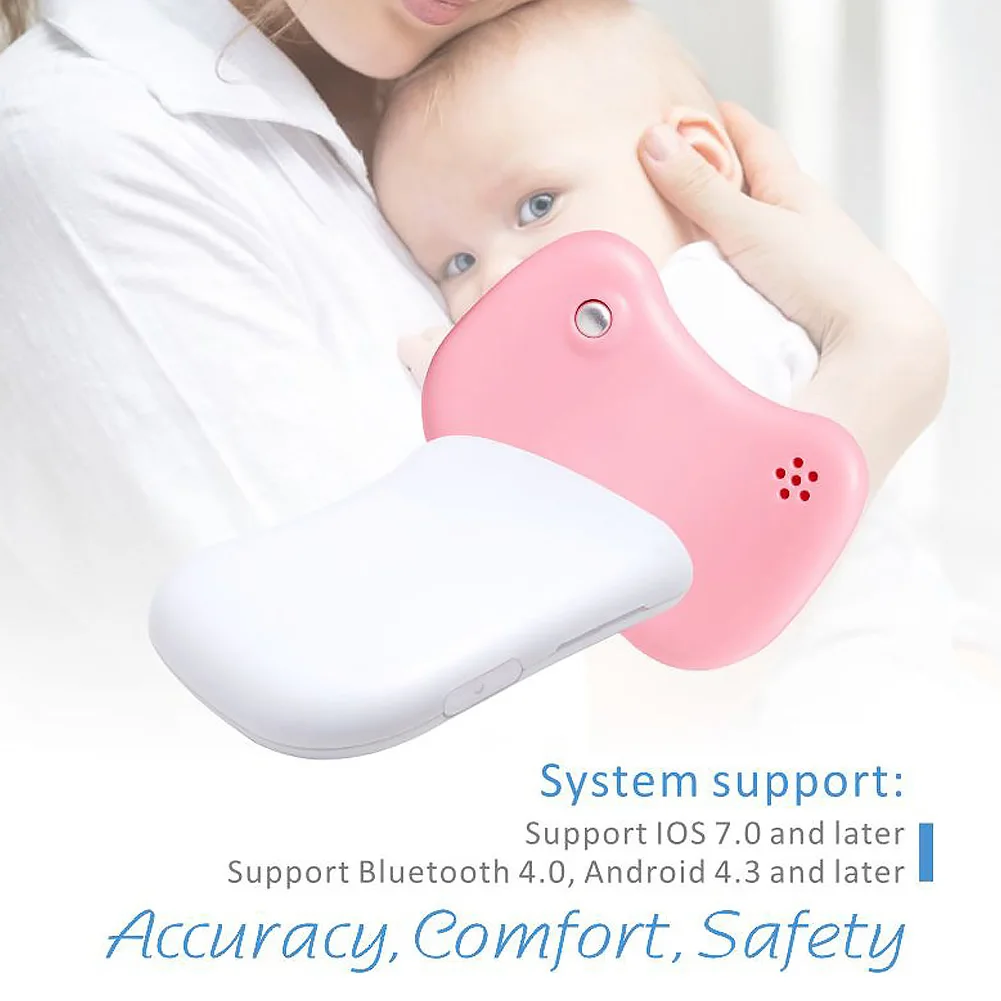 

Baby Thermometer APP Bluetooth With Alerts Mini Ambient Fever Monitor Smart Bracelet Kids Wireless 24 Hour Home #2