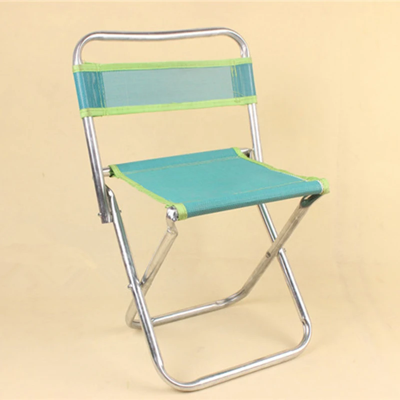 

Foldable Outdoor Portable With Backrest Stool Small Chair Fishing chair