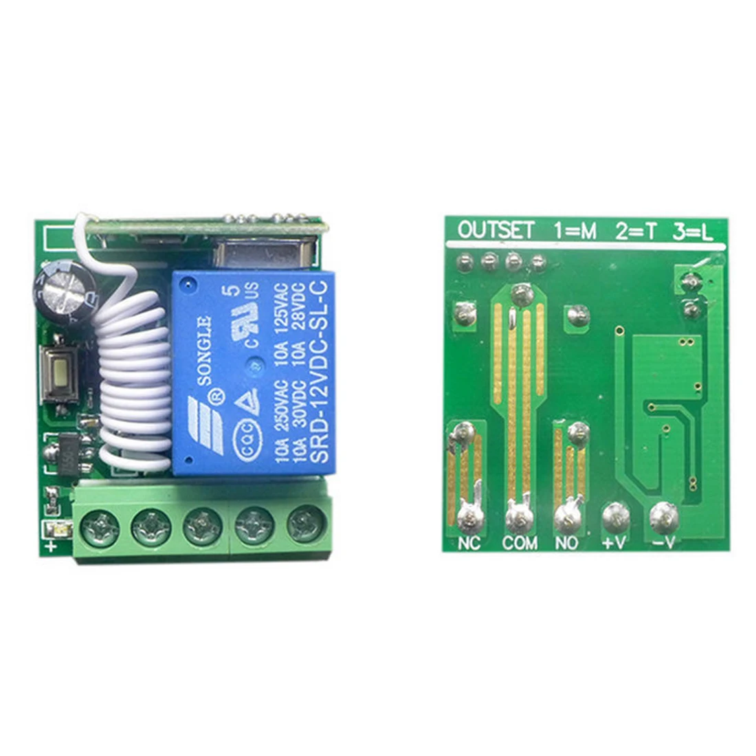 1CH DC12V AC22V RF 433MHz 100M Wireless Relay Switch DIY Electrical