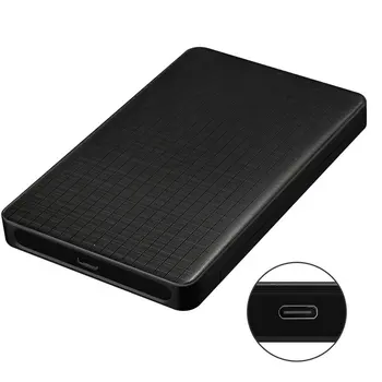 

10pcs/lot Type-C USB-C to 2.5 Inch SATA SSD HDD External Hard Disk Enclosure for Laptop & PC