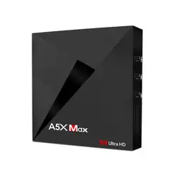 A5X MAX Android7.1 RK3328 4 ядра 4G + 32G 2,4G Wi-Fi Bluetooth Smart ТВ коробка