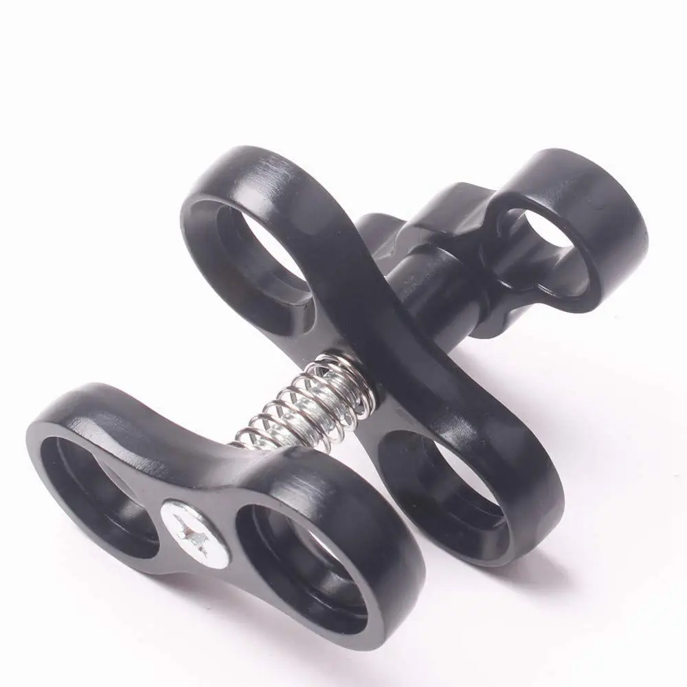 Aluminum CNC 1 inch Ball Butterfly Clip Diving Lights Arm Connected Accessories 360 Degree Adapter Bracket Holder for Act | Электроника