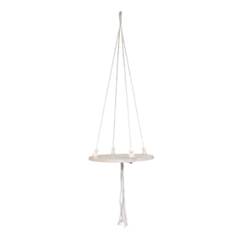 

opening promotion-Diameter Wooden Hanging Waterproof Round Flower Plant Pot Tray Garden Planting Indoor Plant Holder Home Deco