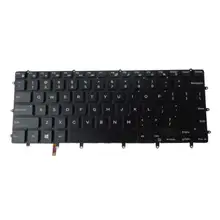 Замена ноутбука компьютер США клавиатура с каркасом для ноутбука Dell XPS 15 9550/9560