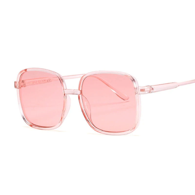 Большие Квадратные Солнцезащитные очки женские роскошные прозрачные градиентные солнцезащитные очки большая оправа винтажные очки UV400 очки для женщин