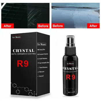 

Ceramic Car Coating Liquid Glass Waterproof Nano Ceramic Car Paint Care Anti-scratch Super Hydrophobic Glass Coating 100ml