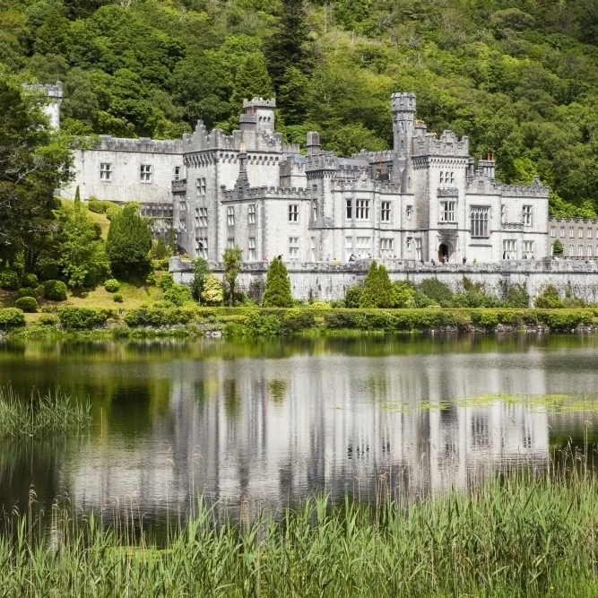 Kylemore abbey графство Голуэй Ирландия плакат печать (36x24)|Таблички и знаки| |
