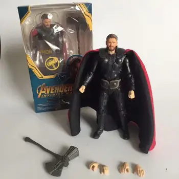 

Avengers Infinity War Thor Action Figure Marvel Super Hero SHF Thor Storm breaker BJD PVC Action Figure Collectible Model Toys