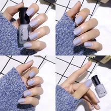 Матовый лак для ногтей длительный тусклый быстрый сухой атласный бутылка с шероховатым покрытием ногтей гель художественный лак наконечник 11 цветов маникюр лак для ногтей