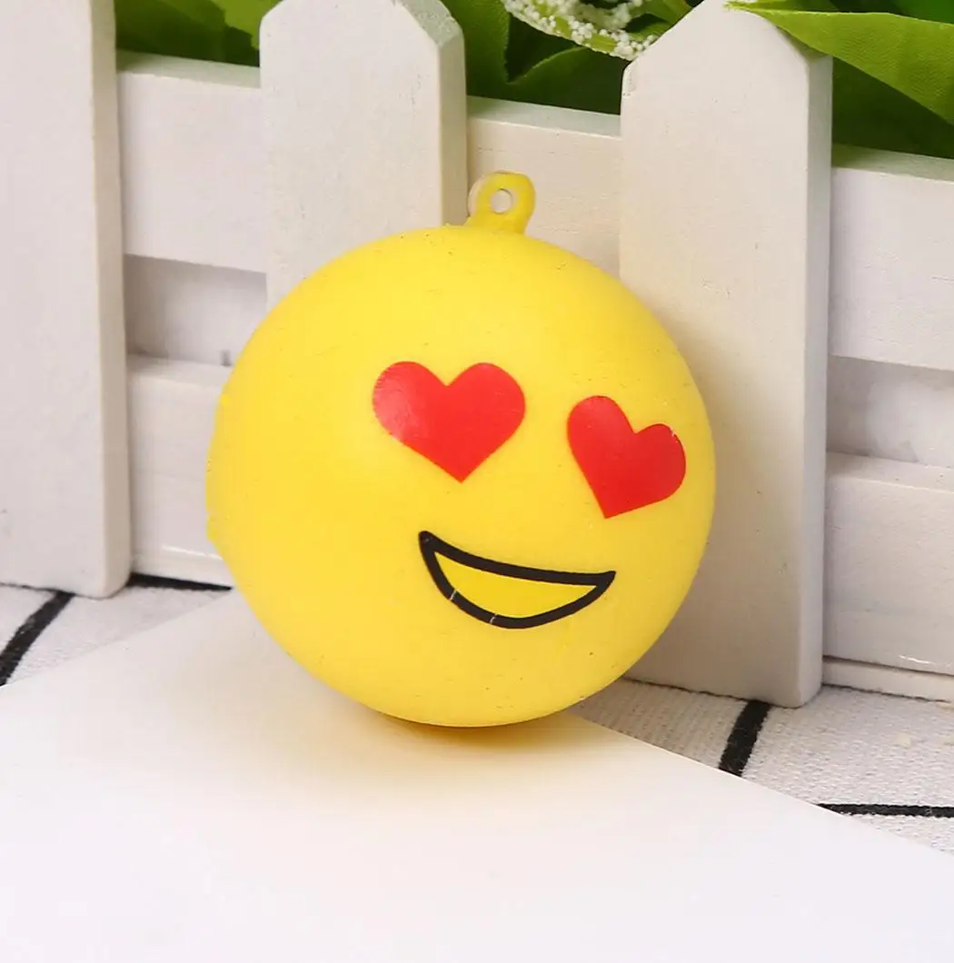 Новые мягкие мягкий искусственный выражение лица Squeeze Ароматические желтый замедлить 6 лет рост игрушки