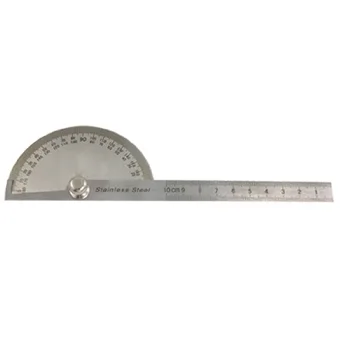 

Rotating 180 Degree Measure Protractors Metric Ruler