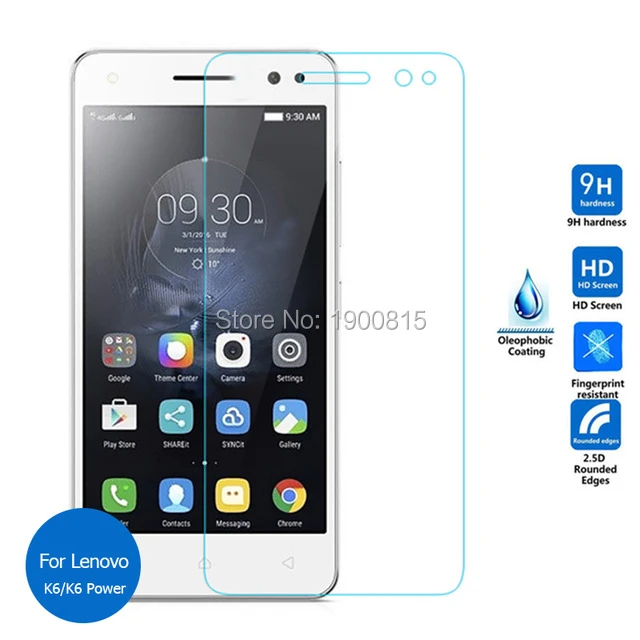 Закаленное стекло для Lenovo K6 передняя оригинальная Взрывозащищенная защитная