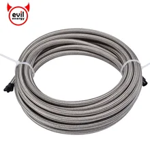 evil energy AN3 AN4 AN6 AN8 AN10 5M Fuel Line Teflon Stainless Steel Braided PTFE Brake Hose Line Racing Oil Cooler Hose Silver цена evil energy AN3 AN4 AN6 AN8 AN10 5M Fuel Line Teflon Stainless Steel Braided PTFE Brake Hose Line Racing Oil Cooler Hose Silver цены онлайн