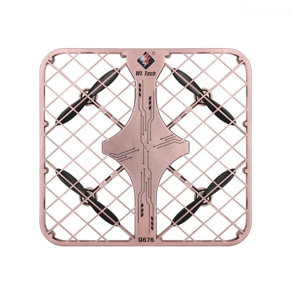 WLtoys Q676 Flycool 1.0MP Wifi FPV Drone Optical Flow Positioning Altitude Hold One Key Return RC Quadcopter Drone Toys