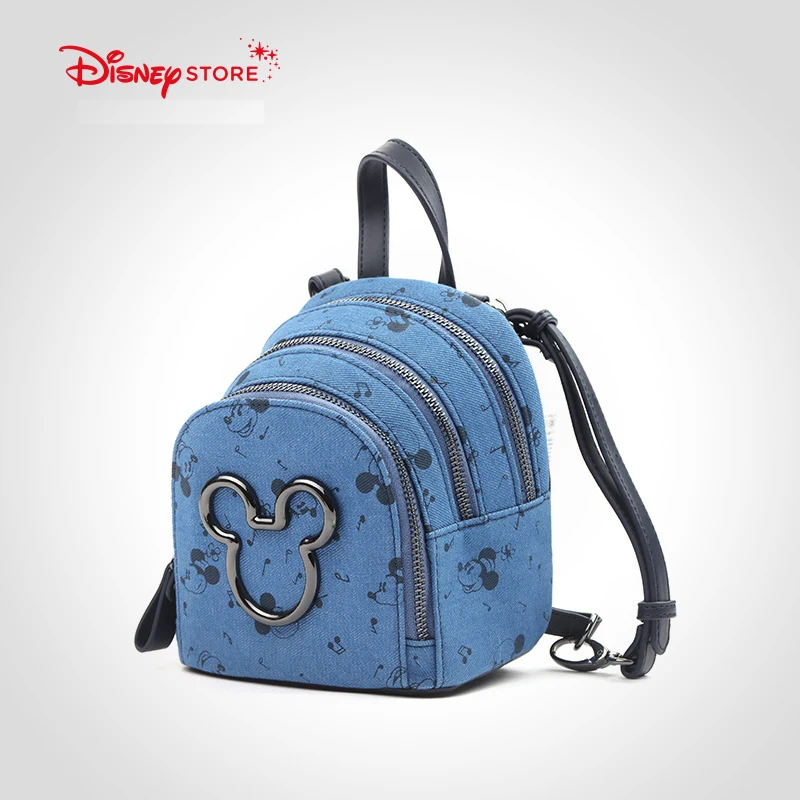 Модный Мини подгузник disney джинсовый синий рюкзак &quotМикки&quot женская новая сумка