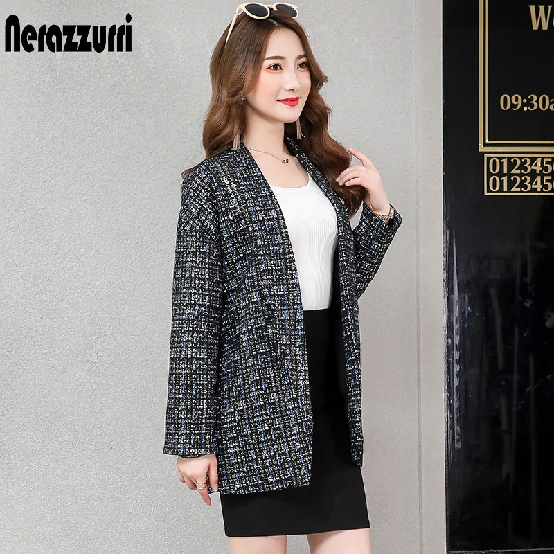 Nerazzurri ladies suede blazer 2019 thick warm colorful women blazers and jackets no button female plus size blazer 5xl 6xl 7xl Nerazzurri ladies suede blazer 2019 thick warm colorful women blazers and jackets no button female plus size blazer 5xl 6xl 7xl