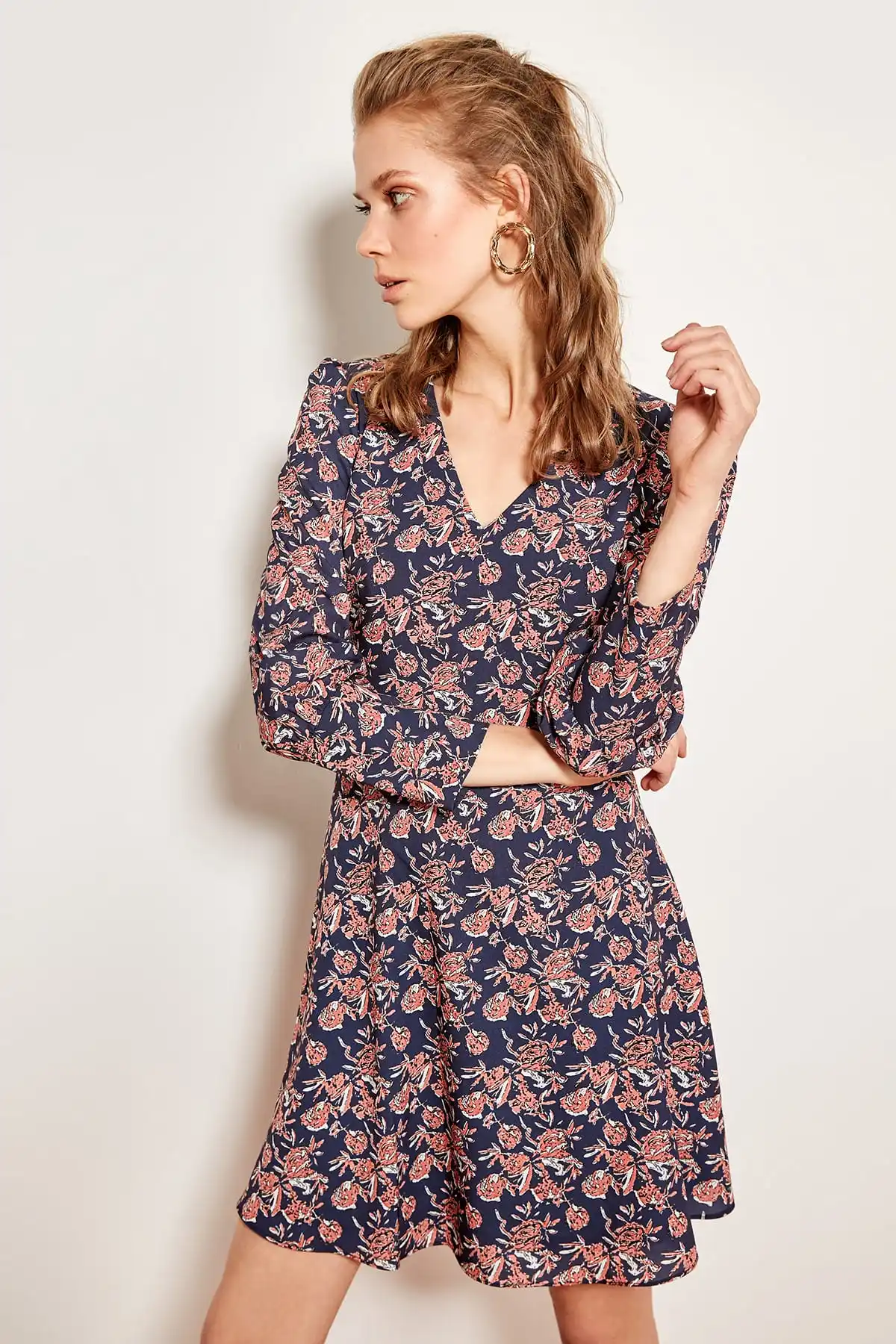 

Trendyol Multicolored Patterned Dress TOFSS19LJ0055