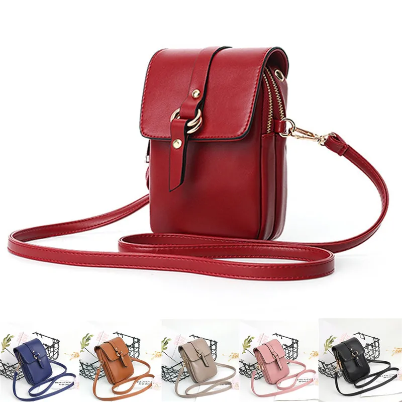 

2019 PU Leather Flap Phone Bags Bolsa Feminina Mini Small Women Crossbody Bag Lady Handbag Purse Shoulder Messenger Bag Clutch