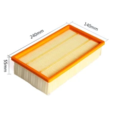 1x filtro para karcher vácuo substituir nt35/1 eco nt 360 nt 361 nt 45/1 55/1 611 filtros de ar peças ferramenta reposição