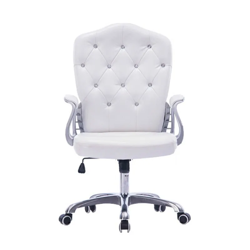 

Style Lifted Computer Chair Household Multi-function Swivel Chair Rotated Office Executive Chair Slidable Makeup Stool