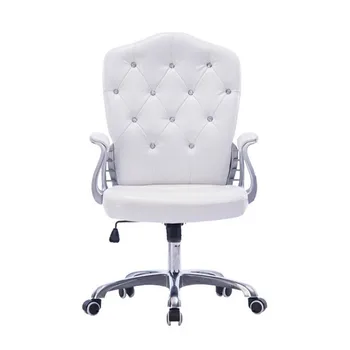 Style Lifted Computer Chair Household Multi-function Swivel Chair Rotated Office Executive Chair Slidable Makeup Stool portable multifunction tattoo chair cosmetology manicure lifted stool rotated barber chair with footrest office staff stool