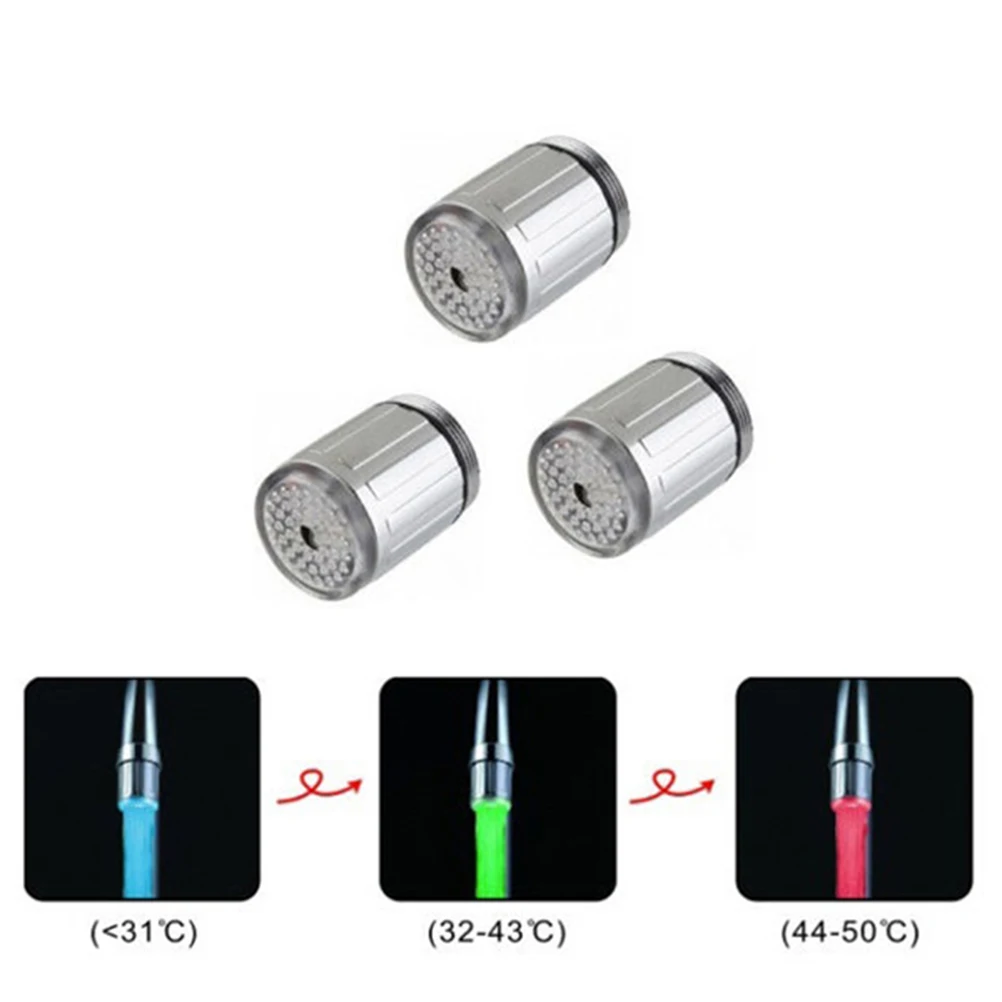 Water Temperature Indicator Faucet Temperature Indicator Light Cold