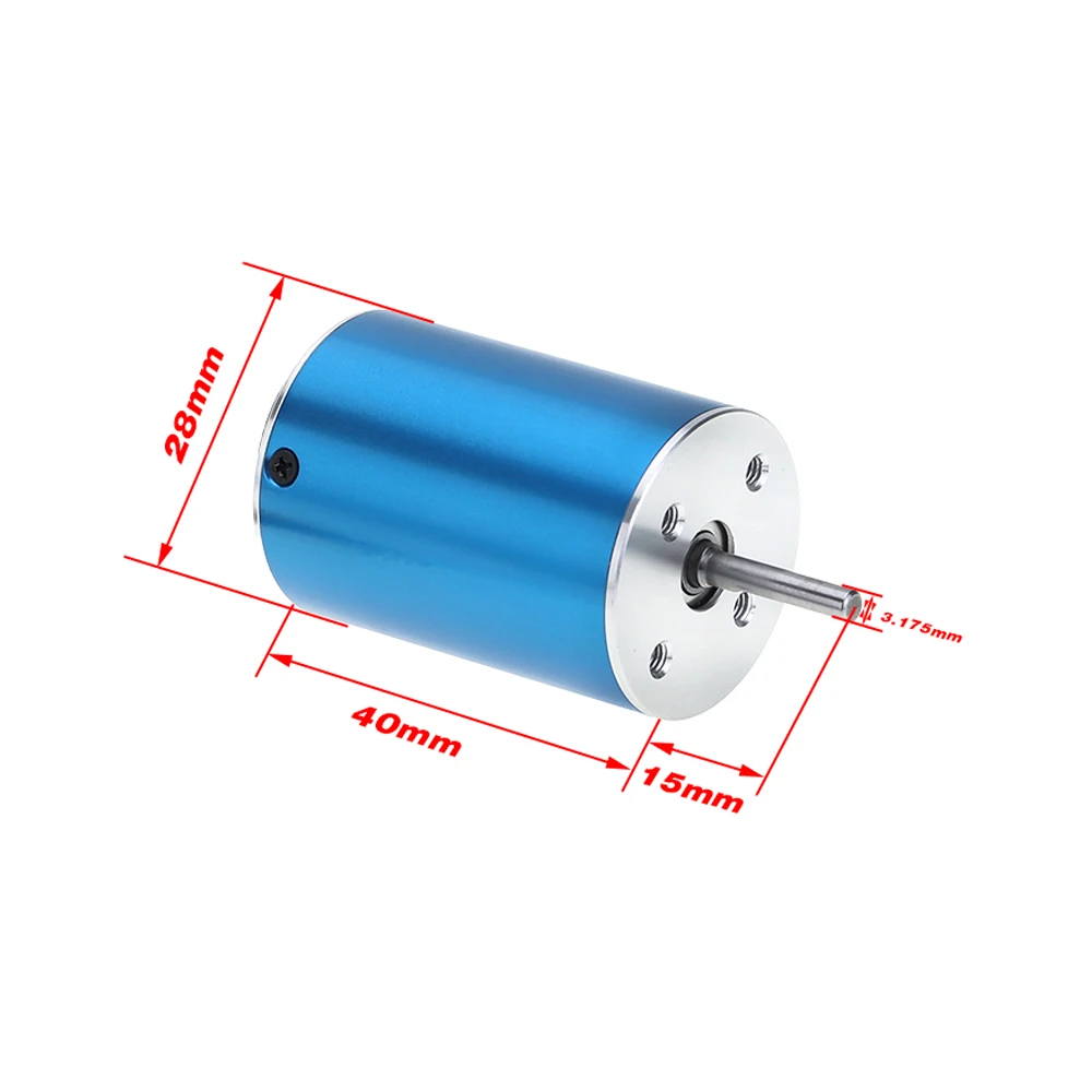 Новый Бессенсорный бесщеточный двигатель 2838 4500KV 4P с 35A бесщеточным электронным