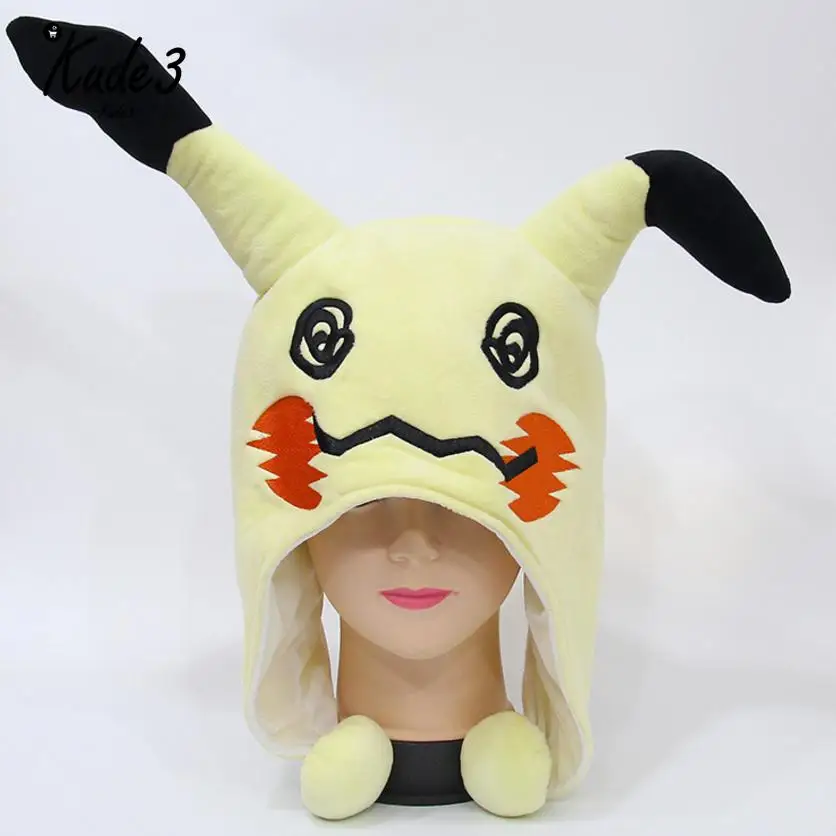 Аниме Покемон Mimikyu плюшевая шляпа для косплея теплая шапка костюм Рождественский