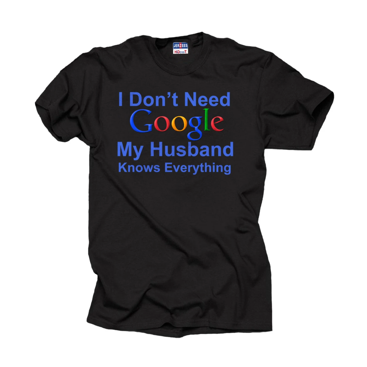 Подарок для жены я не нужно Google мой муж знает все футболка Юбилей подарок на день