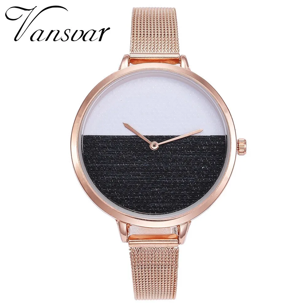 

Hot Fashion Colorful Dial Rose Gold Stainless Steel Quartz Watches Women Wristwatches Reloj Mujer Relogio Feminino Drop Shipping