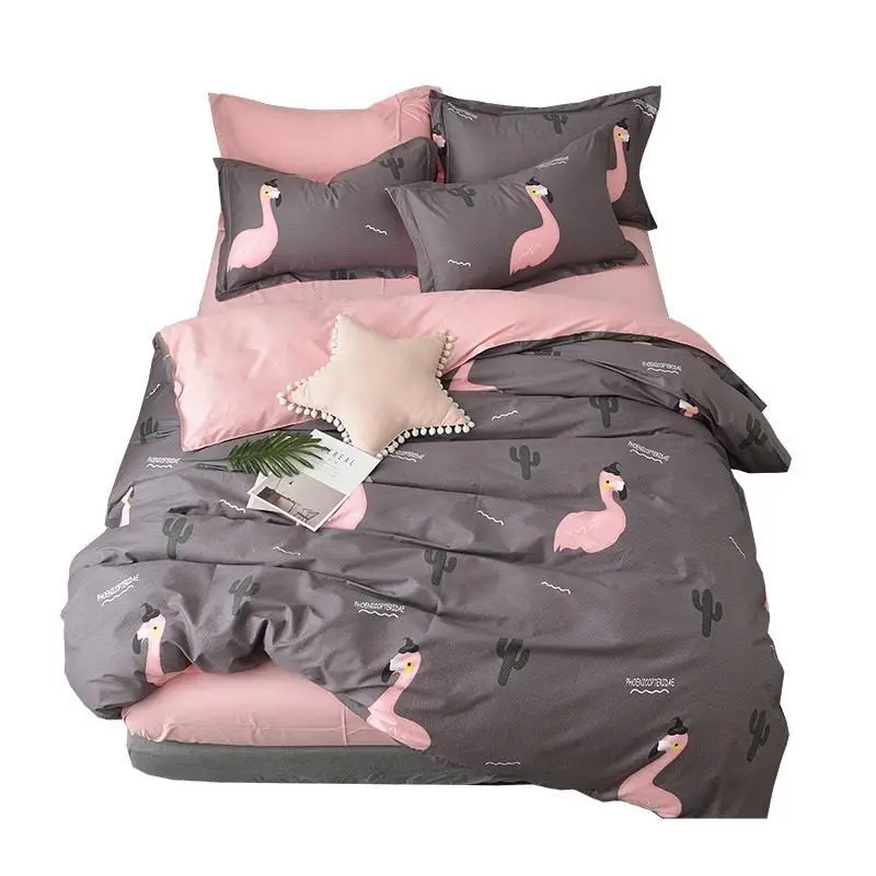

Matrimoniale Ropa Infantil Fundas Nordicas Individual Queen Comforter Cotton Roupa De Cama Bed Linen Sheet And Quilt Bedding Set