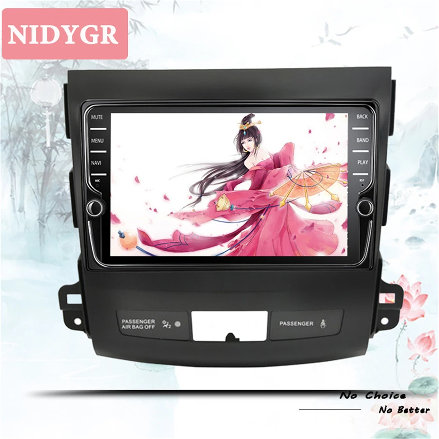 Автомагнитола 2 Din 4 + 64 ГБ 8 ядер стерео Android 10 0 для Mitsubishi Outlander 2008 2014 GPS навигация CD DVD