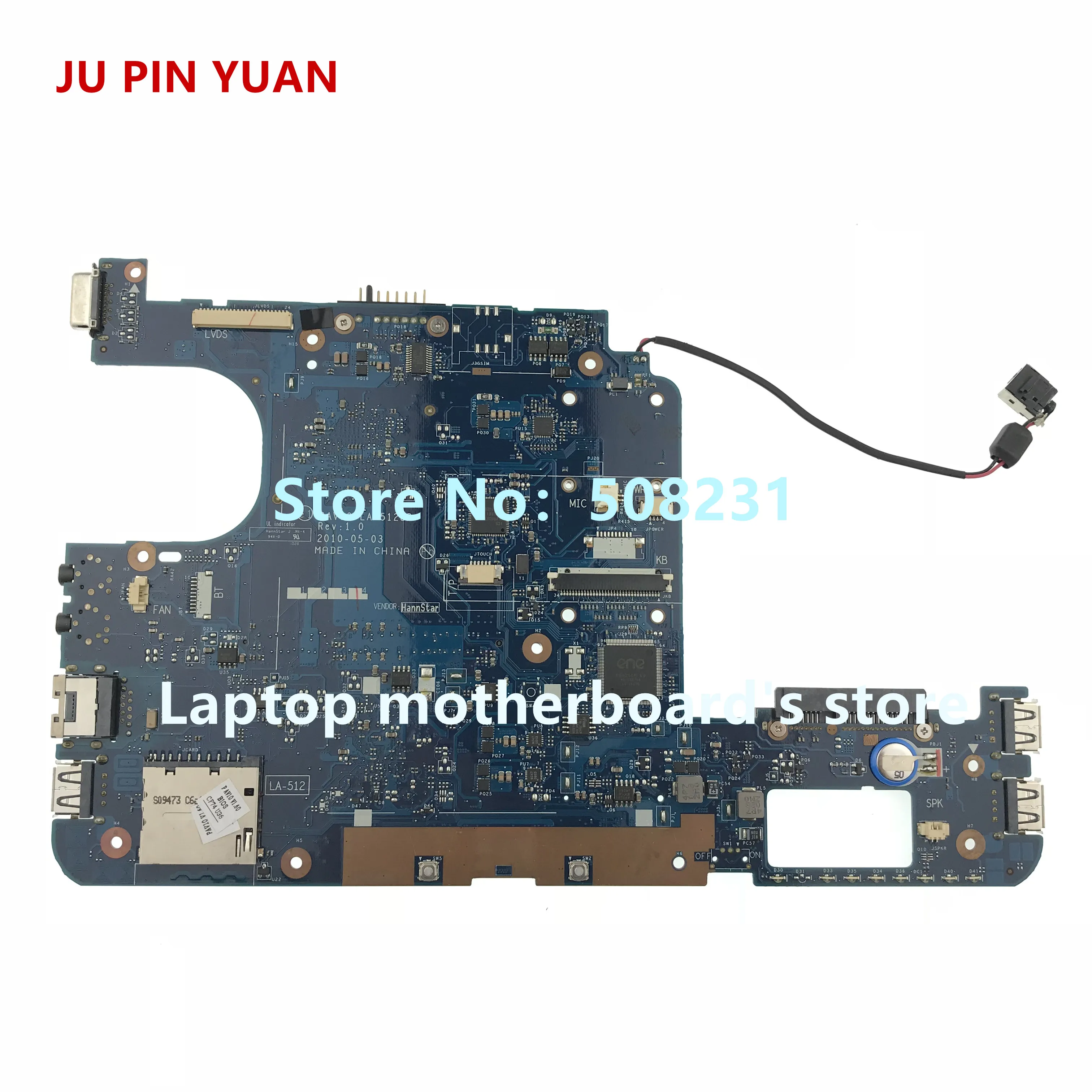 JU PIN юаней дороже; K000106960 PAV10 LA-5123P для Toshiba Mini NB200 NB250 NB255 серийная материнская плата для ноутбука полностью протестирована