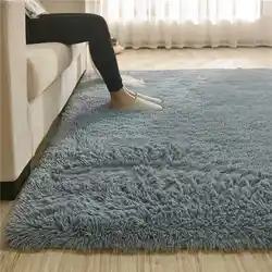 110x160/170x120 см лохматый ковры для гостиная дома теплый плюшевый напольные коврики пушистый противоскользящие маты детская комната области