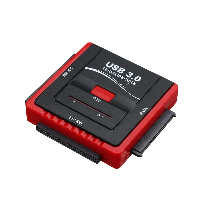

Usb 3.0 To Sata/Ide Adapter Hard Drive Converter Adapter For Universal 2.5/3.5 Hdd/Ssd Hard Drive Disk With Power Supply