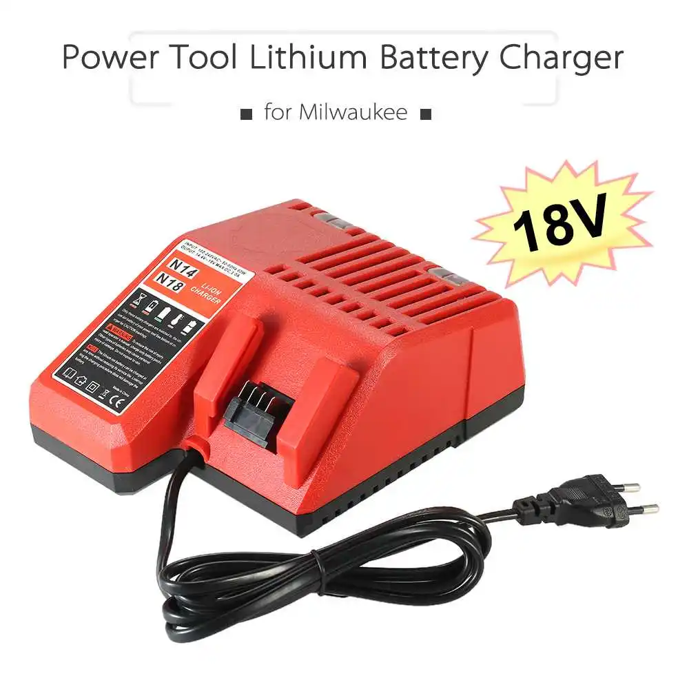 Сменное литиевое зарядное устройство 18 в для электроинструмента Milwaukee M18 |