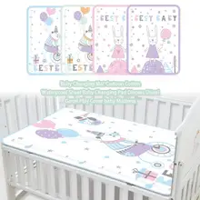 Коврик для переодевания малыша мультфильм хлопок водонепроницаемый лист детский Пеленальный матрас подгузники писсуар игровой чехол детский матрас