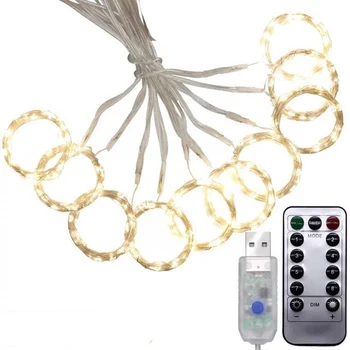 

BIFI-USB Led Curtain Fairy String Light Flash Copper Wire Remote control 3x3M Led Christmas Light For Wedding Home Garden Part