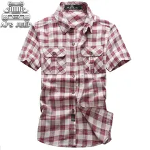 Одежда брендовая одежда мужские летние новые шорты клетчатые рубашки плюс размер M~ 5XL мужские хлопчатобумажные шорты рубашки красная клетчатая Повседневная мода
