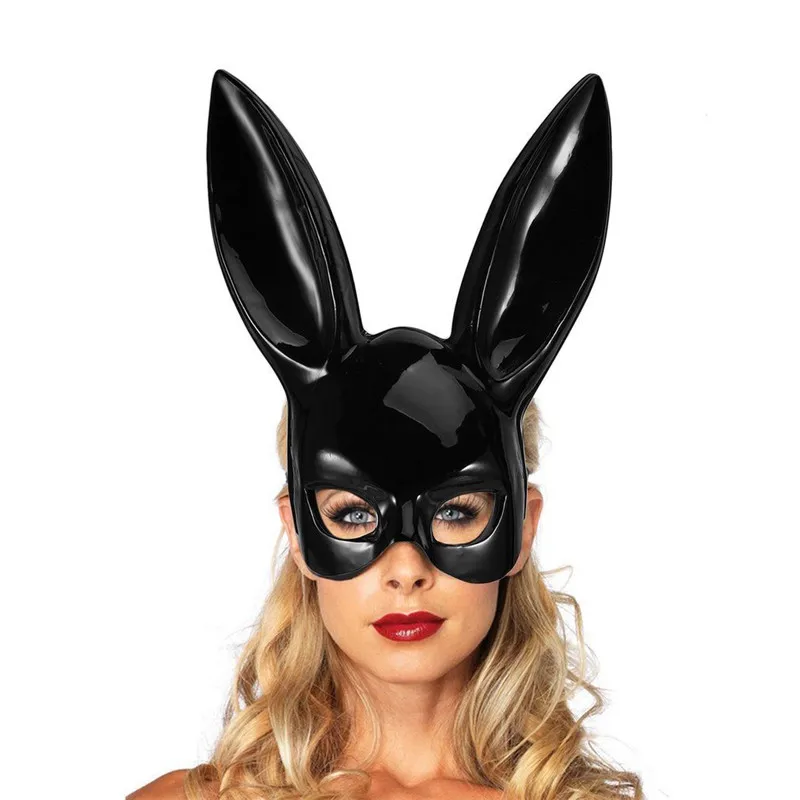 

Women Halloween Mask Bunny Rabbit Long Ears Mask Party Cosplay Costume Fancy Dress Decor Masks
